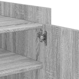 Coffee Table Grey Sonoma 80x50x50 cm Engineered Wood 848358