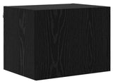 TV Cabinet 4 pcs Black Oak Engineered Wood 3402766