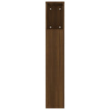 Headboard Cabinet Brown Oak 180x18.5x104.5 cm 817278