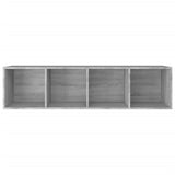Book Cabinet/TV Cabinet Grey Sonoma 36x30x143 cm Engineered Wood 815247