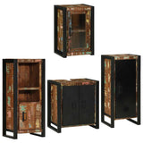 Bathroom Furniture Set 4 pcs Multicolour Solid Reclaimed Wood 3305691