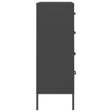 Chest of Drawers Anthracite 80x35x101.5 cm Steel 336204