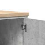 Garage Storage Cabinet Concrete Grey 40x51x85 cm Solid Wood Pine 860565