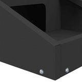 Deer Feeder Black 28 x 30 x 80 cm Cold-Rolled Steel 874609