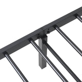 Bed Frame without Mattress Foldable Black 107x203 cm Steel 4103963