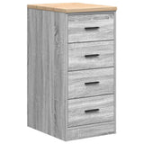 Garage Cabinets 2 pcs Grey Sonoma Engineered Wood 3328328