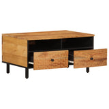 Coffee Table 80x54x40 cm Solid Wood Acacia 356868