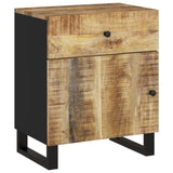 Bedside Cabinet 50x33x60 cm Solid Wood Mango&Engineered Wood 350656