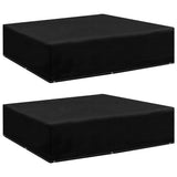 Garden Furniture Covers 2 pcs 8 Eyelets 200x200x70 cm 3082836