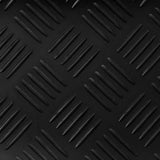 Rubber Floor Mat Anti-Slip 2 x 1 m Checker Plate 141168