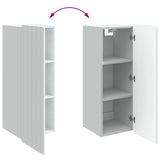 Wall-Mounted Cabinet White 33 x 34.5 x 94 cm Engineered Wood 898245