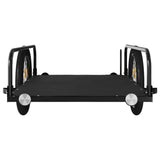 Bike Trailer Black 135x70x37 cm Iron 94203