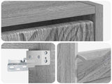 Wall-Mounted Shoe Cabinet DELFT 71 x 17 x 43 cm Engineered Wood 897071