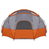 Dome Tent with Roof Grey and Orange 475 x 475 x 235 cm Taffeta 42000995