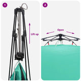 Instant Tent 4-Person Quick-Release Sea Green 185T Polyester 42008403