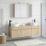 Bathroom Cabinet Set 4 pcs Sonoma Oak Engineered Wood 3406657
