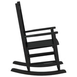 Rocking Chairs for Children 2 pcs Black Solid Wood Poplar 3281594