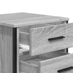 ZNTS Bedside Cabinets 2 pcs Grey Sonoma 40x41x40 cm Engineered Wood 848511