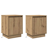 Bedside Cabinet 2 pcs Artisan Oak 39 x 34.5 x 50 cm 869609
