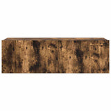 4 Piece TV Cabinet Set Smoked Oak Engineered Wood 3114635