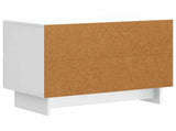 Bedside Cabinet White 62 x 34.5 x 47.5 cm Engineered Wood 893855