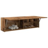 Bathroom Wall Cabinet Old Wood 100x25x30 cm Engineered Wood 860101