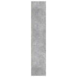 Bookcase Concrete Grey 60x30x152 cm Engineered Wood 857911
