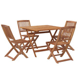 5 Piece Garden Dining Set Solid Wood Acacia 3152900