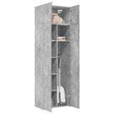 Storage Cabinet Concrete Grey 70x42.5x225 cm Engineered Wood 3281332
