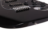 GST Stylish Electric Guitar Kit with Black Pickguard Black 25145910