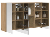 Bathroom Mirror Cabinet Artisian Oak 60 x 14.5 x 50 cm 889078