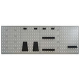 Wall-mounted Peg Boards 4 pcs 40x58 cm Steel 145352