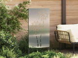Garden Privacy Screen Silver 50 x 140 cm Galvanised steel 876285