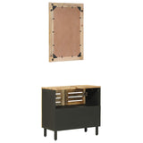 Bathroom Cabinet Set Wall-mounted 2 pcs Solid Mango Wood 3310165