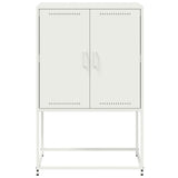 Highboard White 68.5x38.5x107 cm Steel 846511