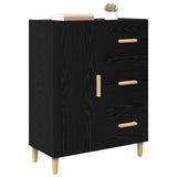 Sideboard Black oak 34 x 69.5 x 90 cm Engineered wood 880654
