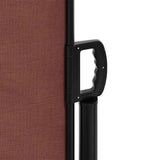Retractable Side Awning Brown 180x600 cm 4004539
