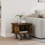 TV Stand Smoked Oak 37 x 35 x 35 cm Engineered Wood 891052