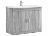 Bathroom Furniture Set Grey Sonoma 81 x 40 x 84.5 cm 3404363