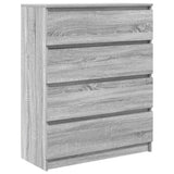 Sideboard Grey Sonoma 80x35x99 cm Engineered Wood 3328485