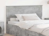 Headboard Concrete Grey Engineered wood 888455