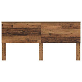 Headboard with Headboard Old Wood 200 cm Engineered wood 887723