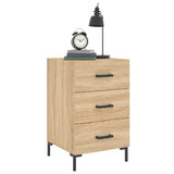 Bedside Cabinet Sonoma Oak 40x40x66 cm Engineered Wood 827663