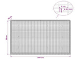 Gabion with 3.5 mm Wire and 5x2.5 cm Mesh 200x30x150 cm 3461782