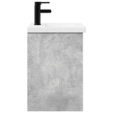 Bathroom Vanity Unit with Tap Concrete Grey 42 x 40 x 74.5 cm 889532