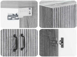 Cabinet Set 2 pcs Grey Sonoma 66 x 34.5 x 87 cm Engineered Wood 3416805