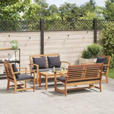 Garden Sofa Set Natural Solid teak wood 3356860