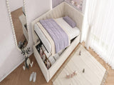 Daybed Upholstered Bed with 3FT Single Sofa Bed 90 x 190 cm, Ottoman Bed with Hydraulic N601P343711B