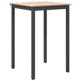 Bar Table Natural 70 x 70 x 105 cm Solid Pine Wood 892799