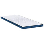 Mattress Pads White and blue 80 x 200 cm Gel Memory Foam 4106265
